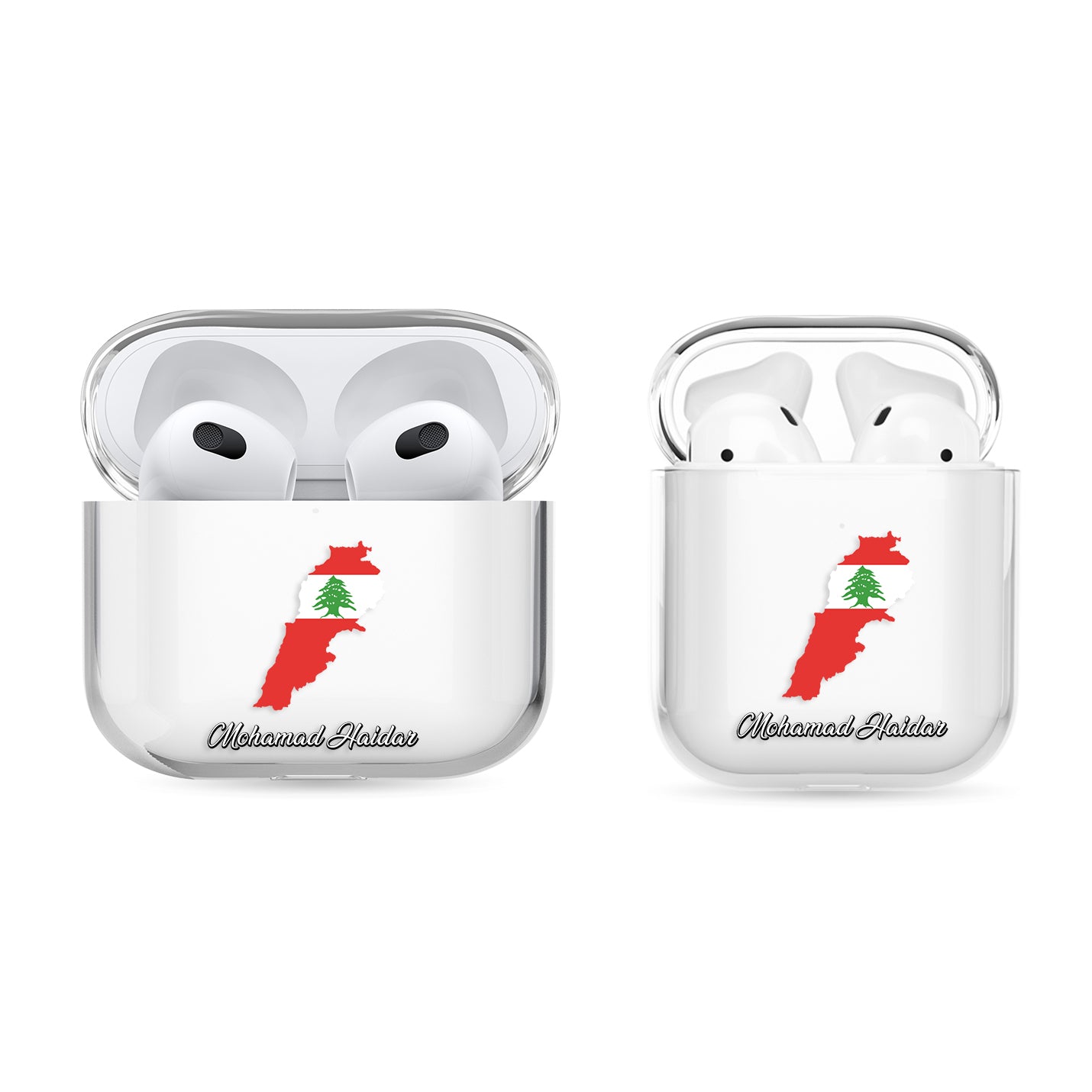 Airpods Hülle - Libanon Flagge - 1instaphone