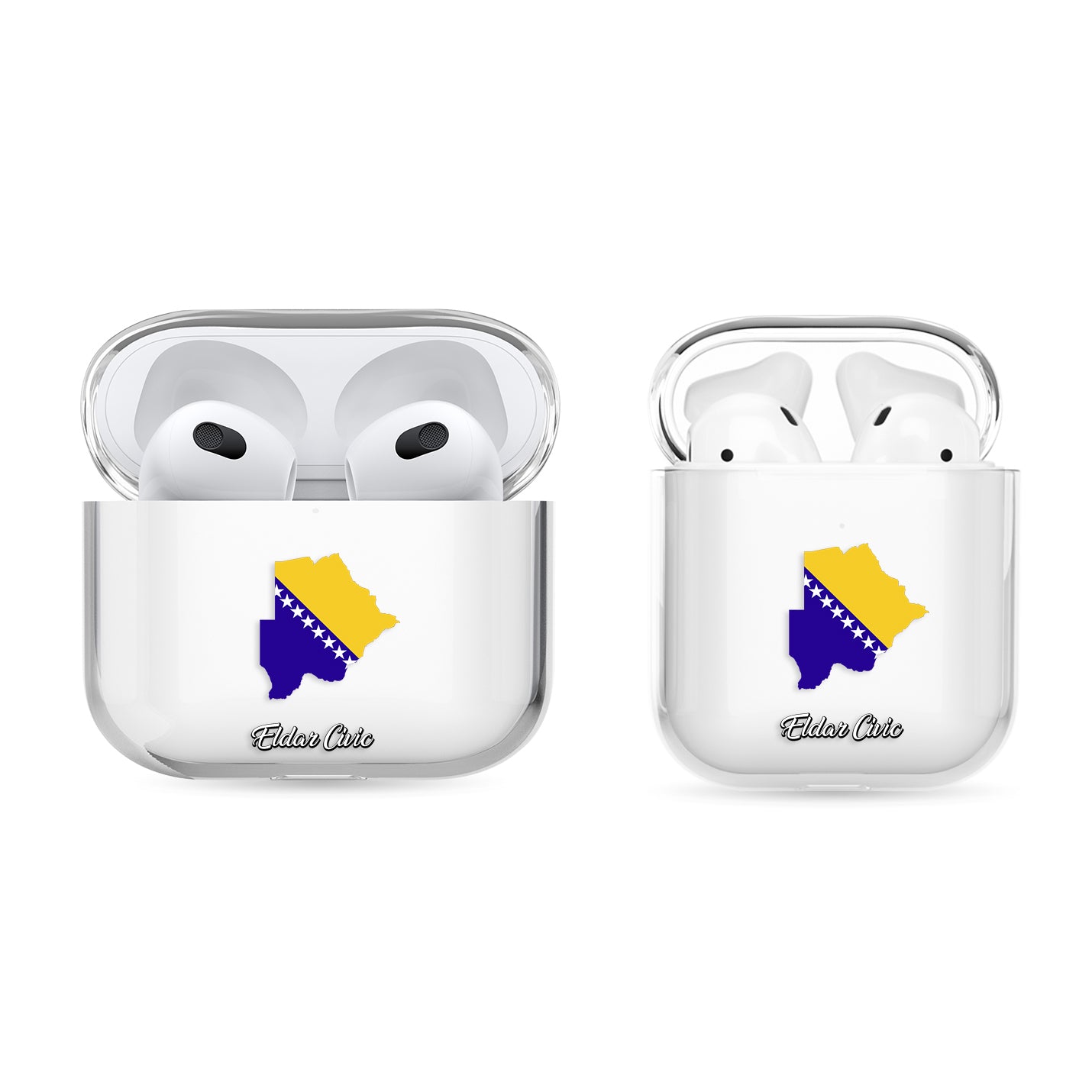 Airpods Hülle - Bosnien Flagge - 1instaphone