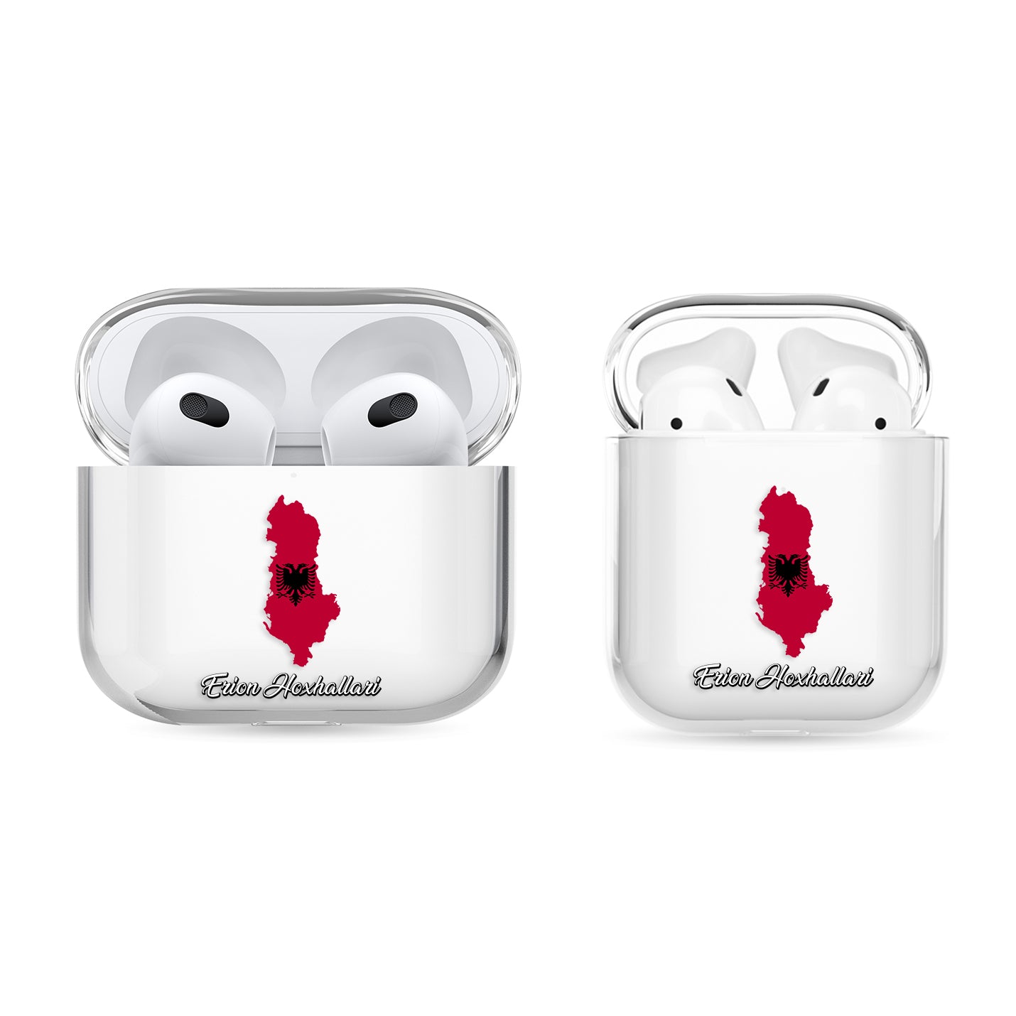 Airpods Hülle - Albanien Flagge - 1instaphone