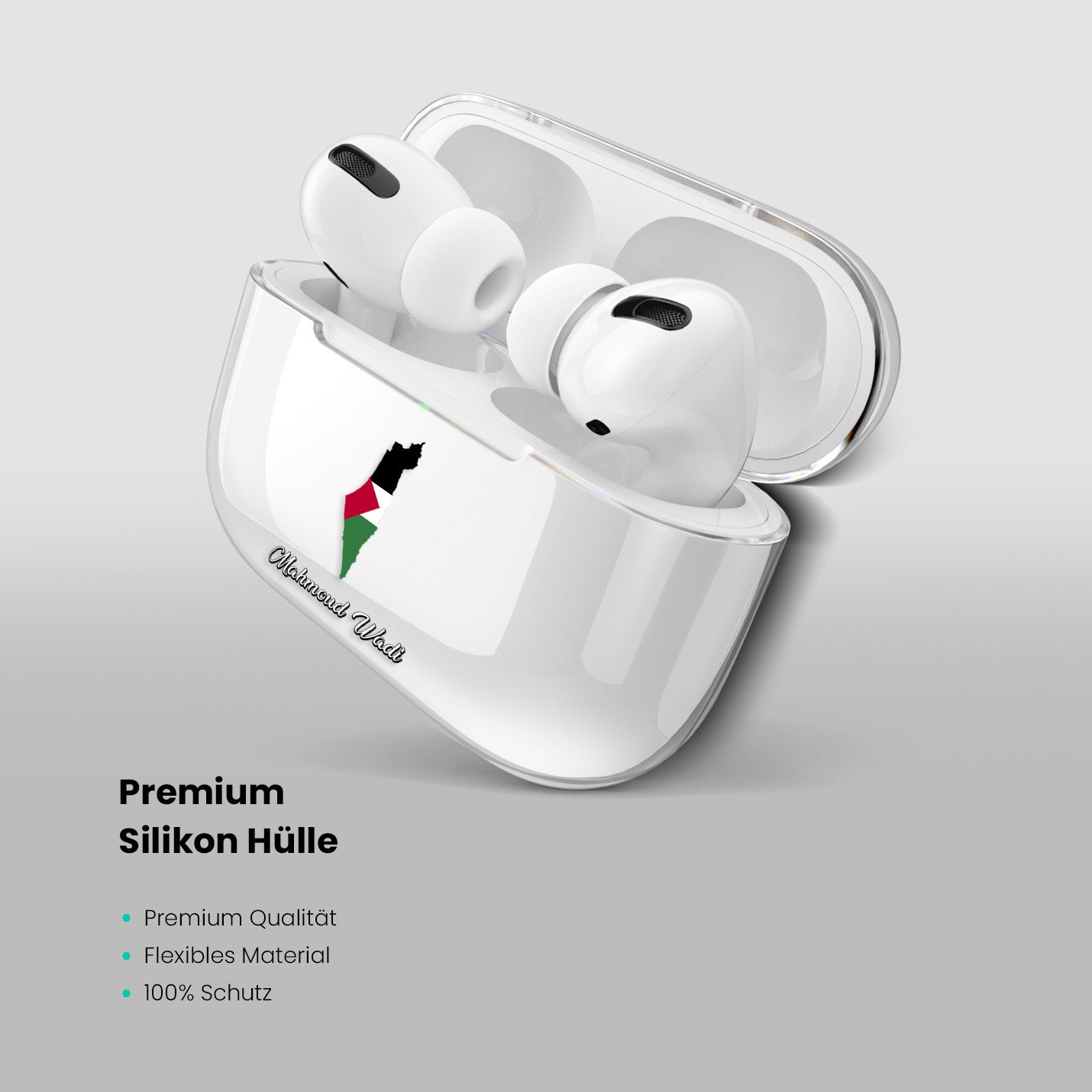Airpods Hülle - Palästina Flagge - 1instaphone