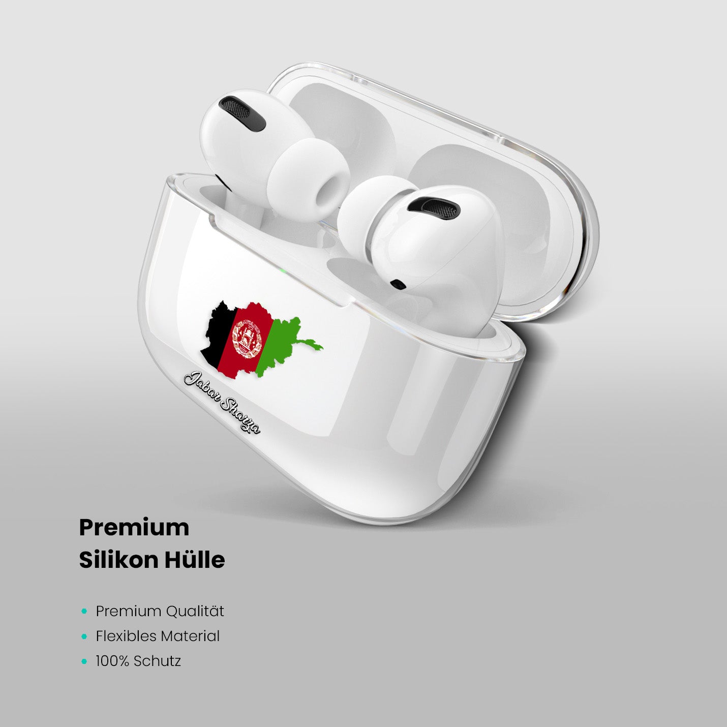 Airpods Hülle - Afghanistan Flagge - 1instaphone