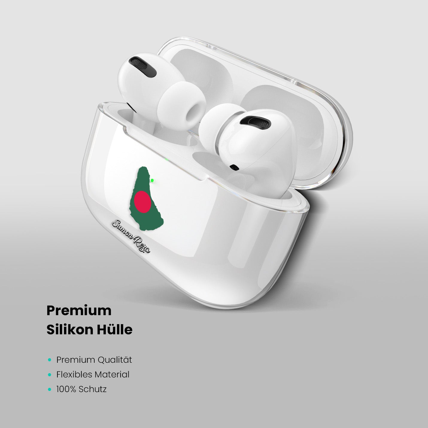 Airpods Hülle - Bangladesch Flagge - 1instaphone