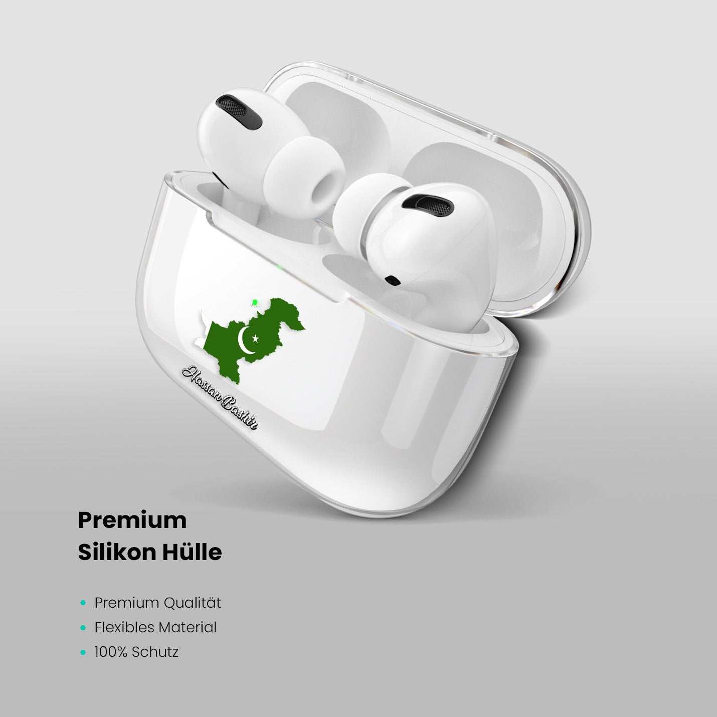 Airpods Hülle - Pakistan Flagge - 1instaphone