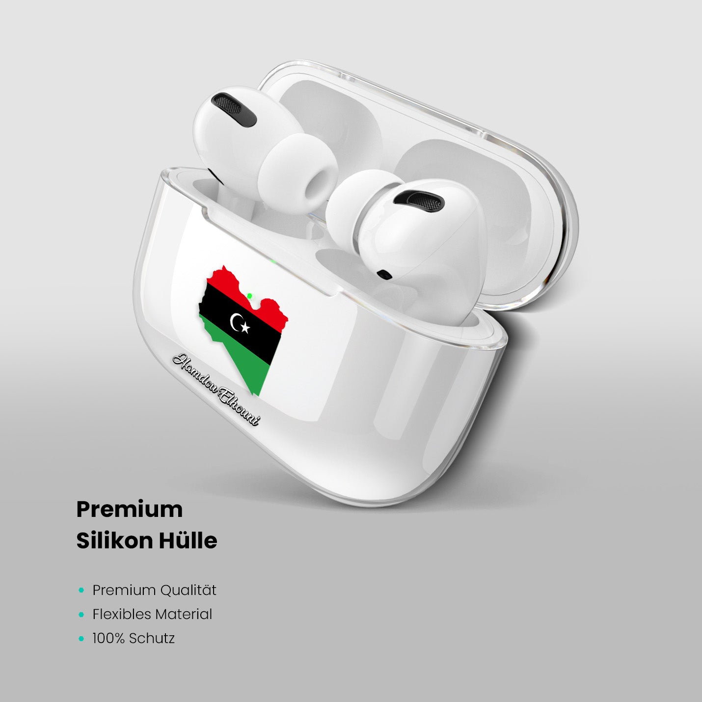 Airpods Hülle - Libyen Flagge - 1instaphone