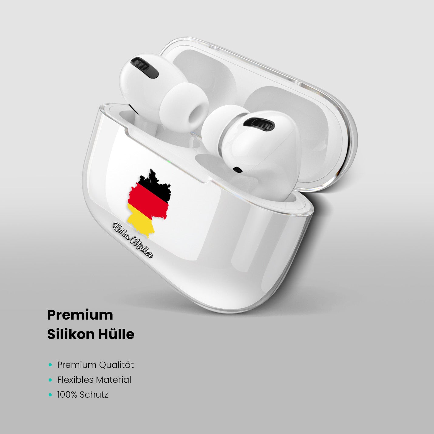 Airpods Hülle - Deutschland Flagge - 1instaphone