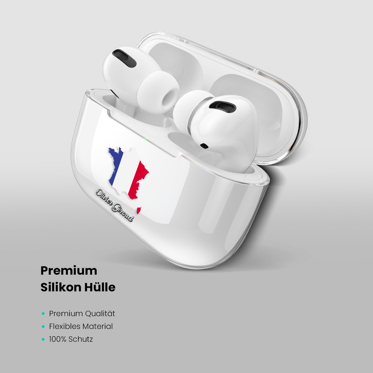 Airpods Hülle - Frankreich Flagge - 1instaphone