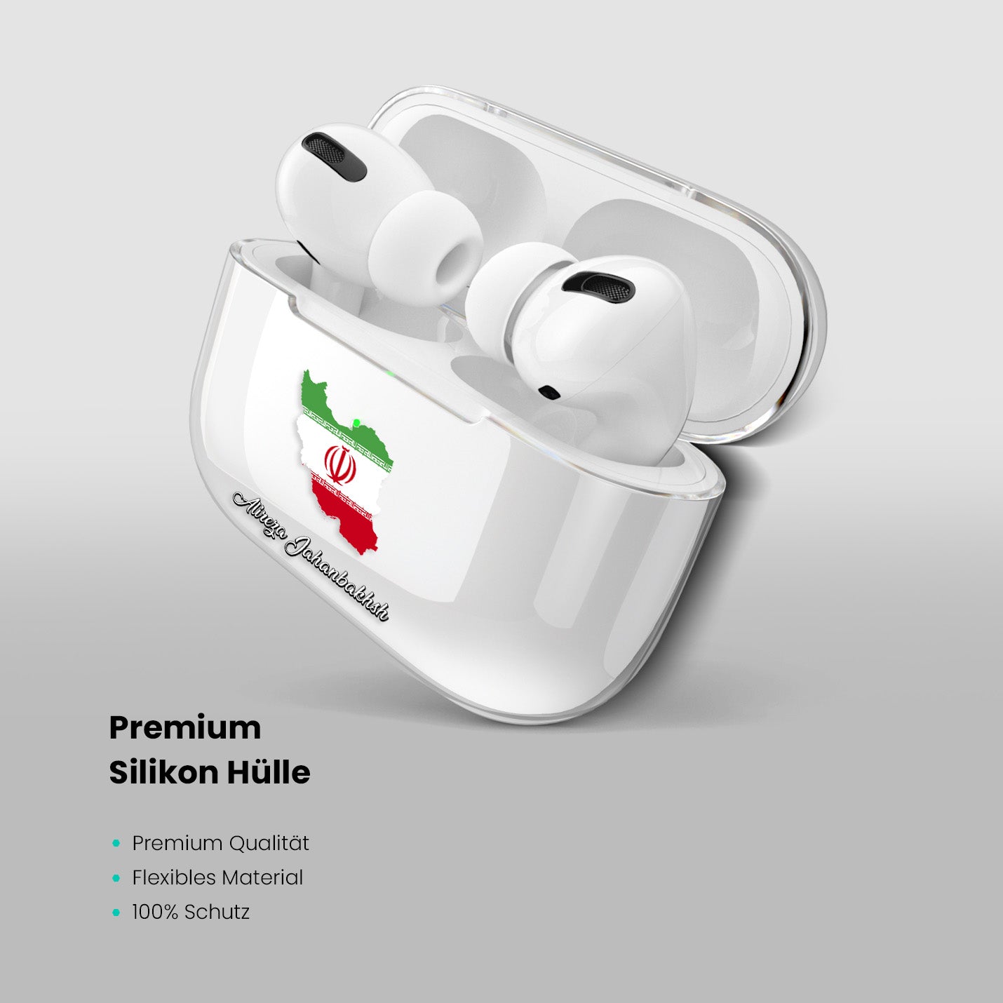 Airpods Hülle - Iran Flagge - 1instaphone