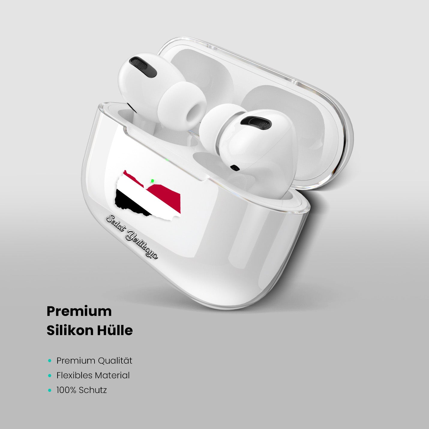 Airpods Hülle - Jemen Flagge - 1instaphone