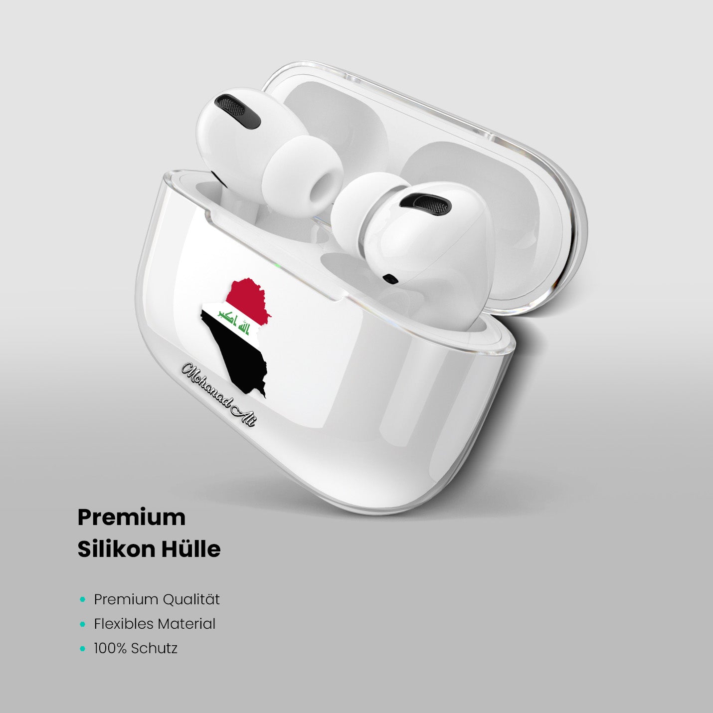 Airpods Hülle - Irak Flagge - 1instaphone
