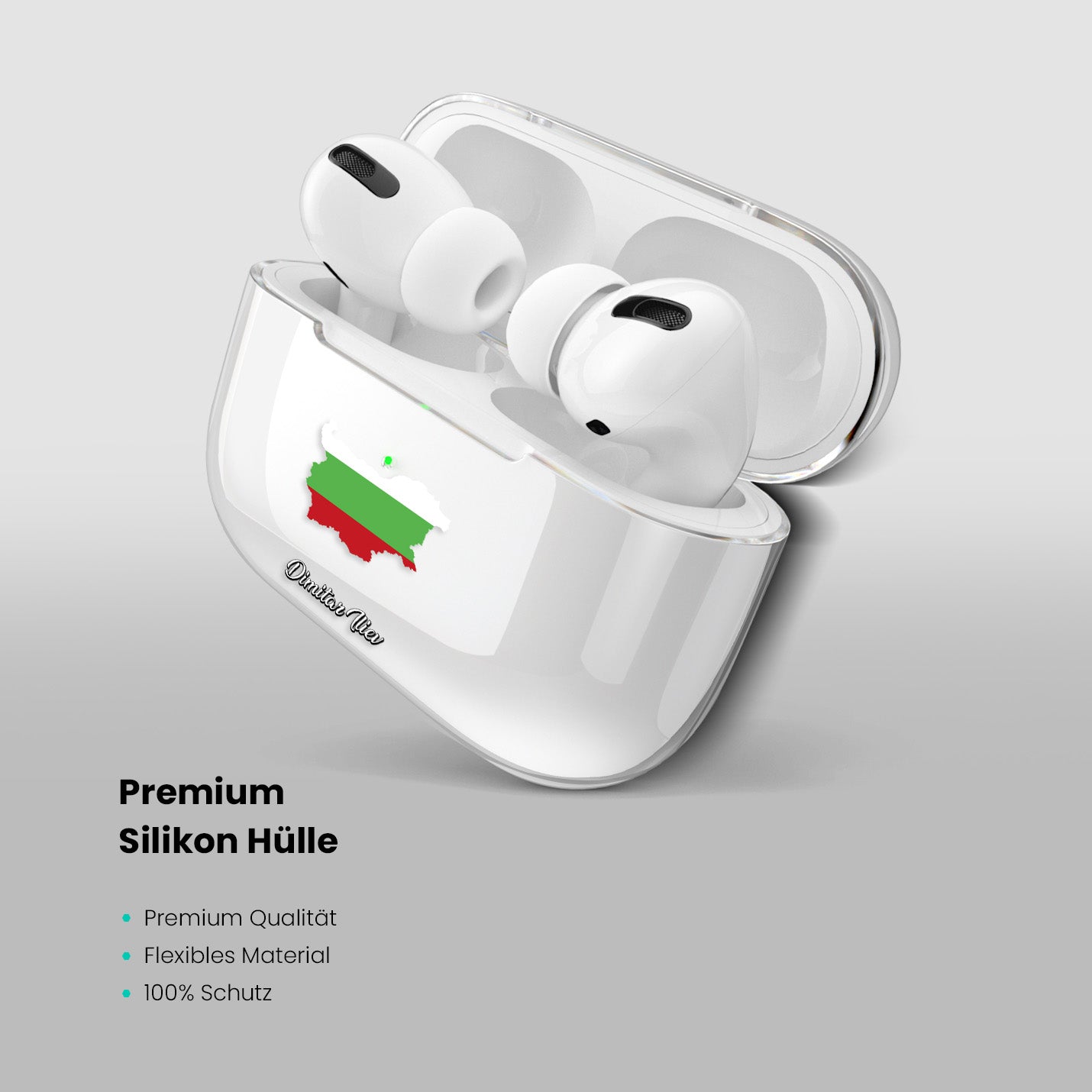 Airpods Hülle - Bulgarien Flagge - 1instaphone