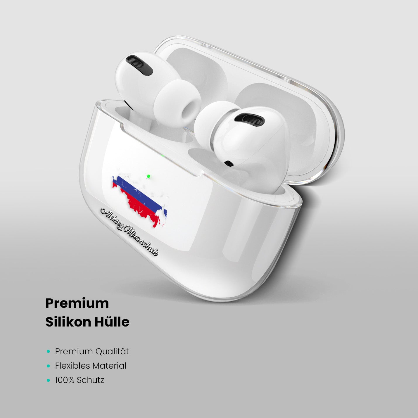 Airpods Hülle - Russland Flagge - 1instaphone