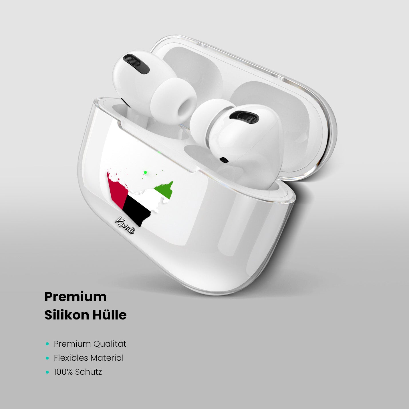 Airpods Hülle - Vereinigte Arabische Emirate - VAE Flagge - 1instaphone