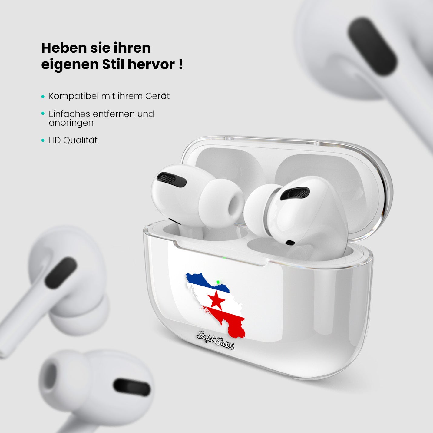 Airpods Hülle - Jugoslawien Flagge - 1instaphone