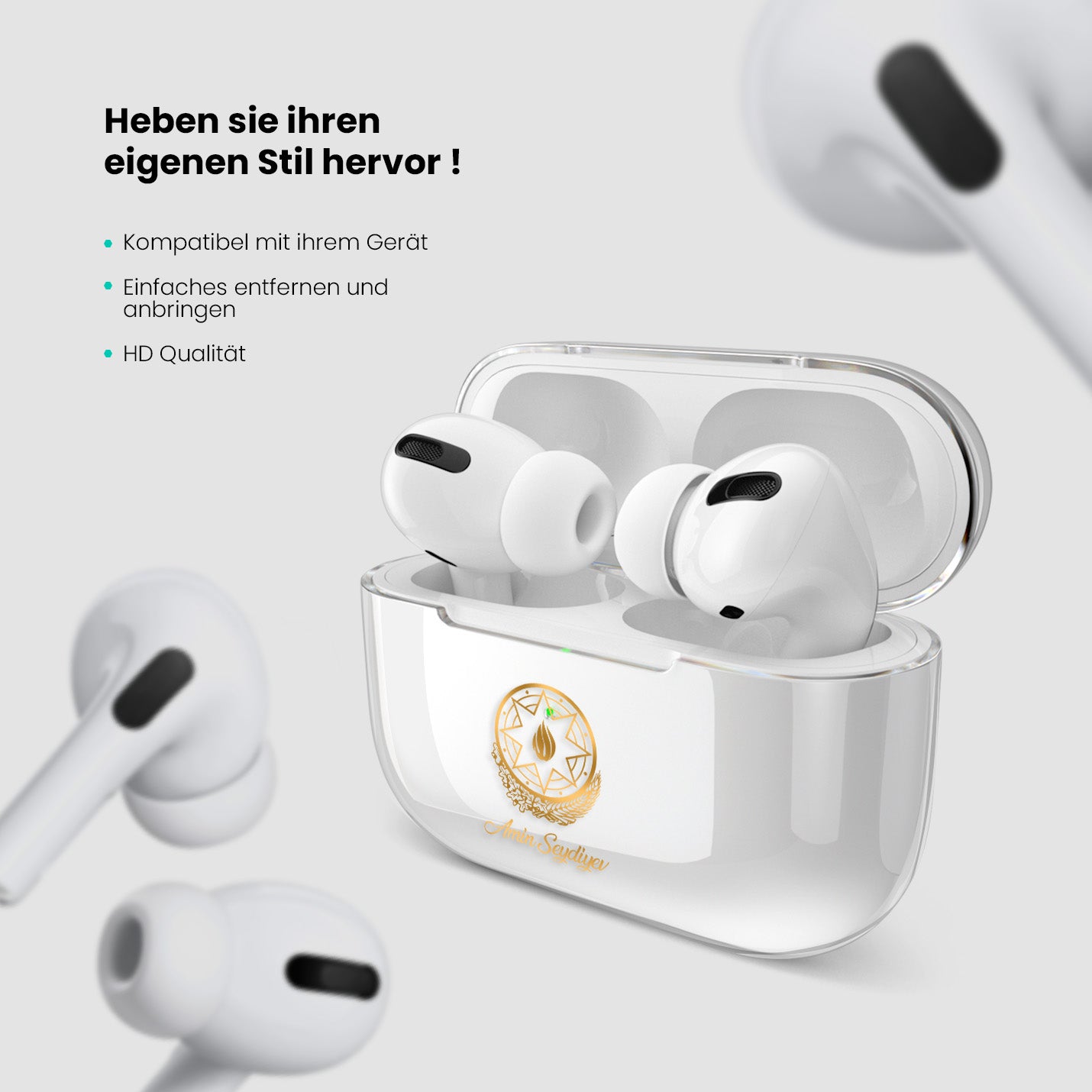 Airpods Hülle - Aserbaidschan - 1instaphone