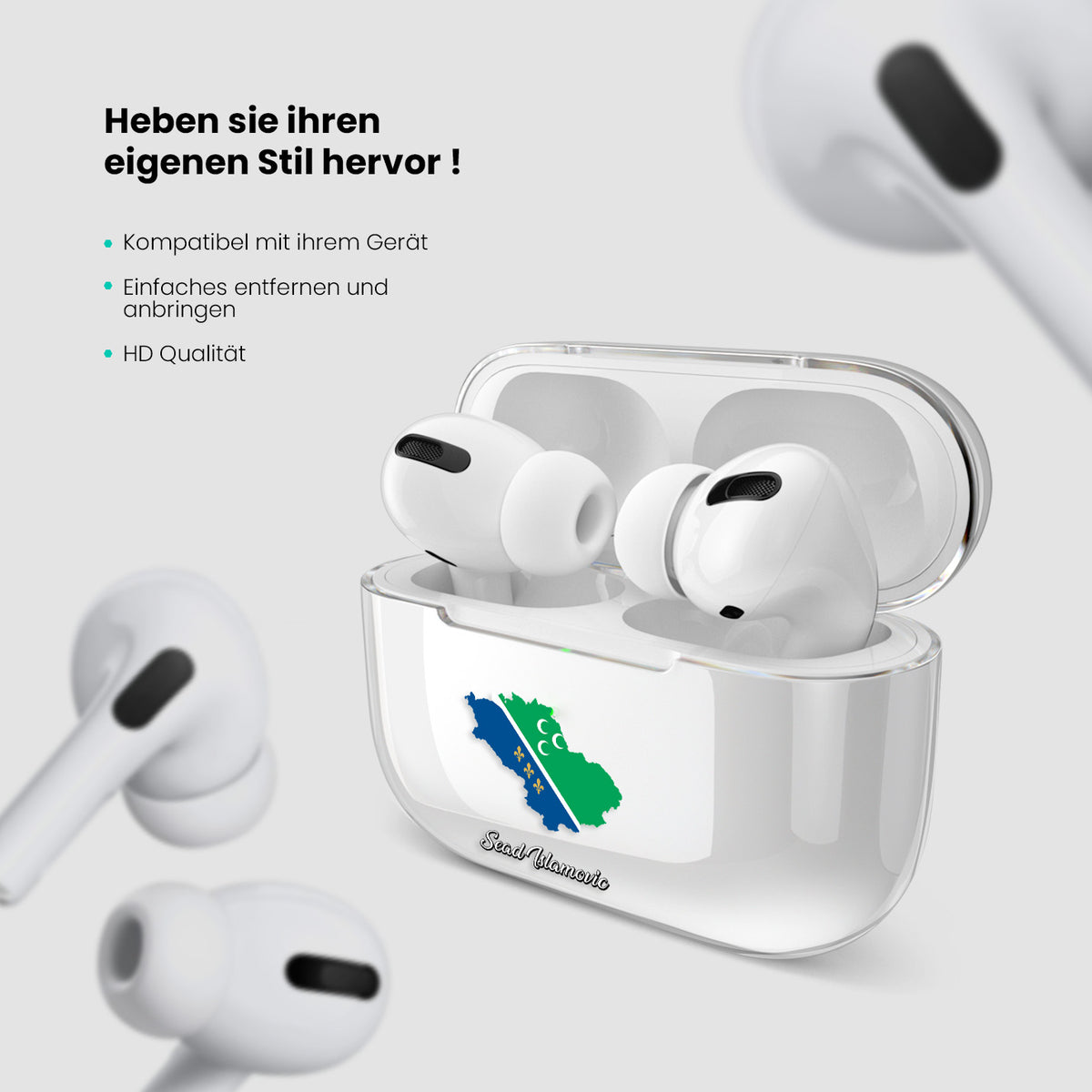 Airpods Hülle - Sandžak Flagge - 1instaphone
