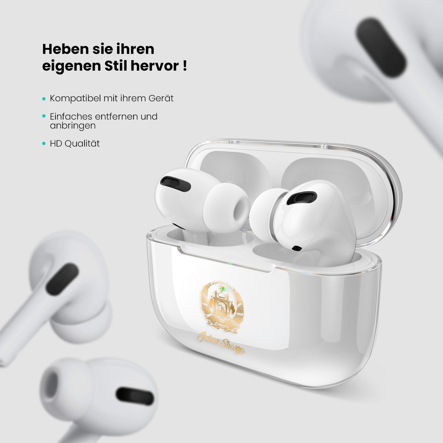 Airpods Hülle - Afghanistan - 1instaphone