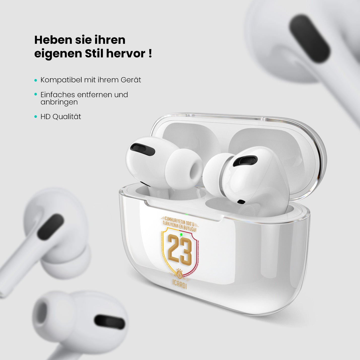 Airpods Hülle - Galatasaray Sampiyon - 1instaphone