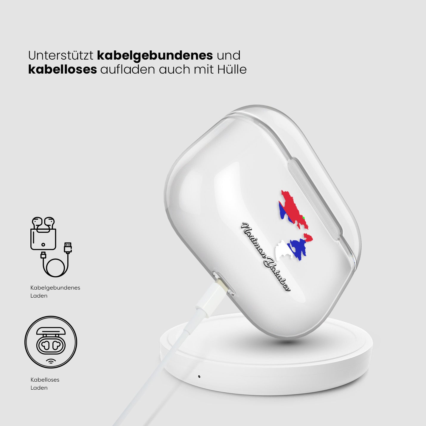 Airpods Hülle - Republika Srpska Flagge - 1instaphone