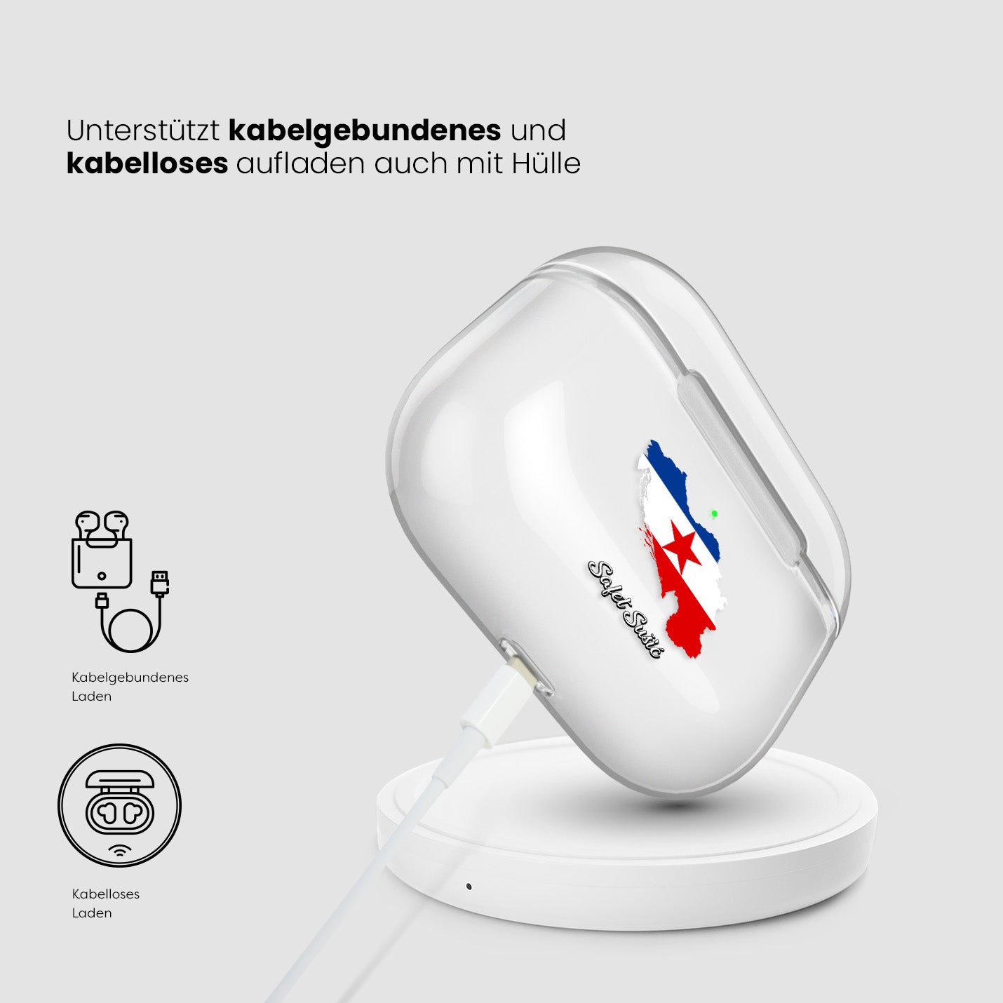 Airpods Hülle - Jugoslawien Flagge - 1instaphone