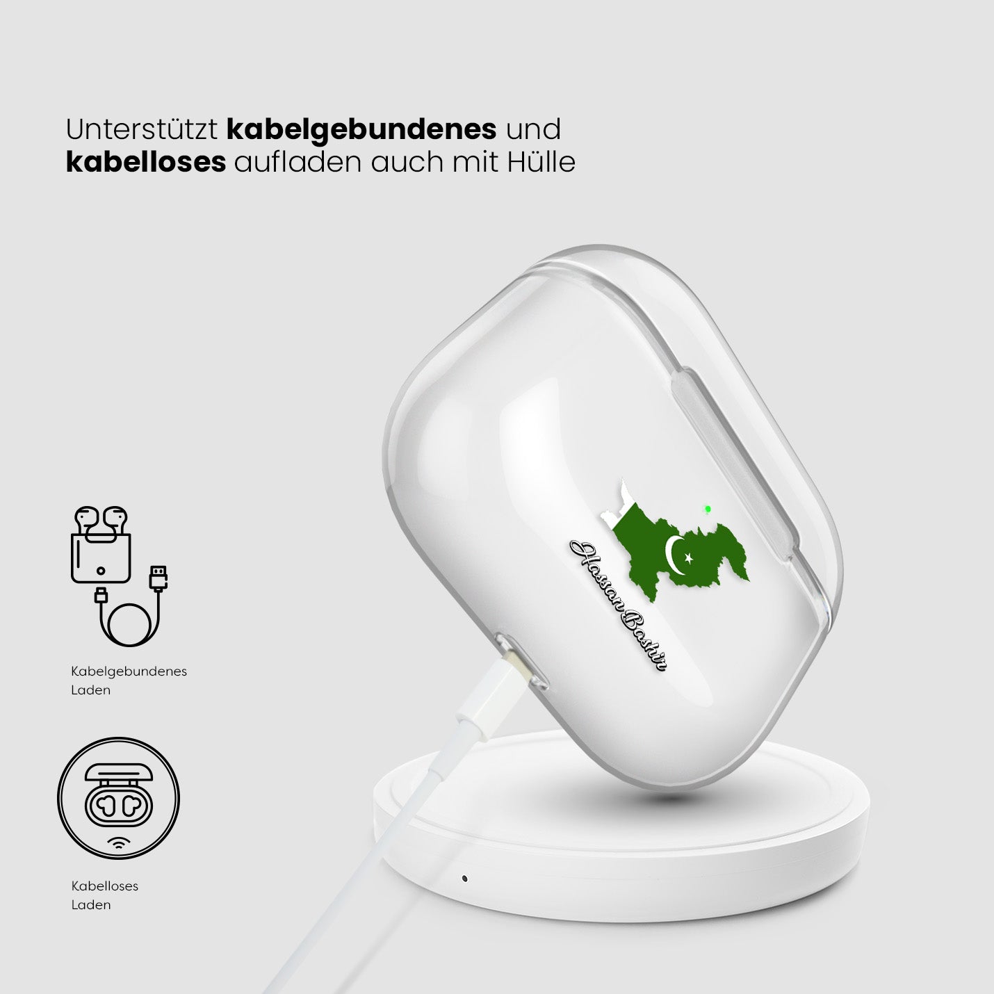 Airpods Hülle - Pakistan Flagge - 1instaphone