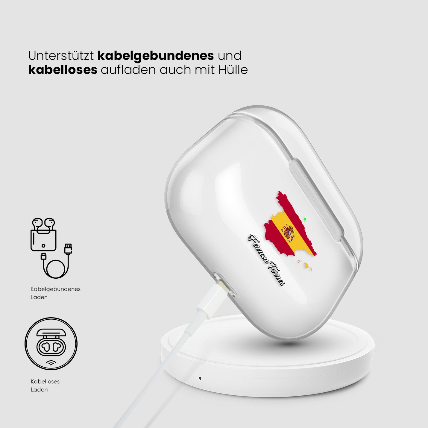 Airpods Hülle - Spanien Flagge - 1instaphone