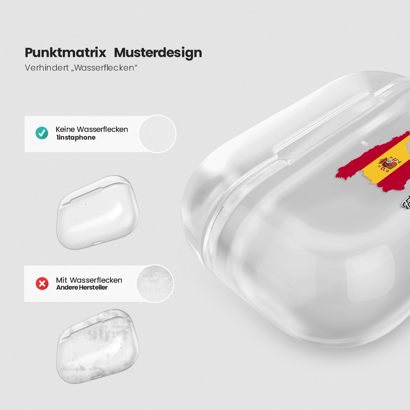 Airpods Hülle - Spanien Flagge - 1instaphone