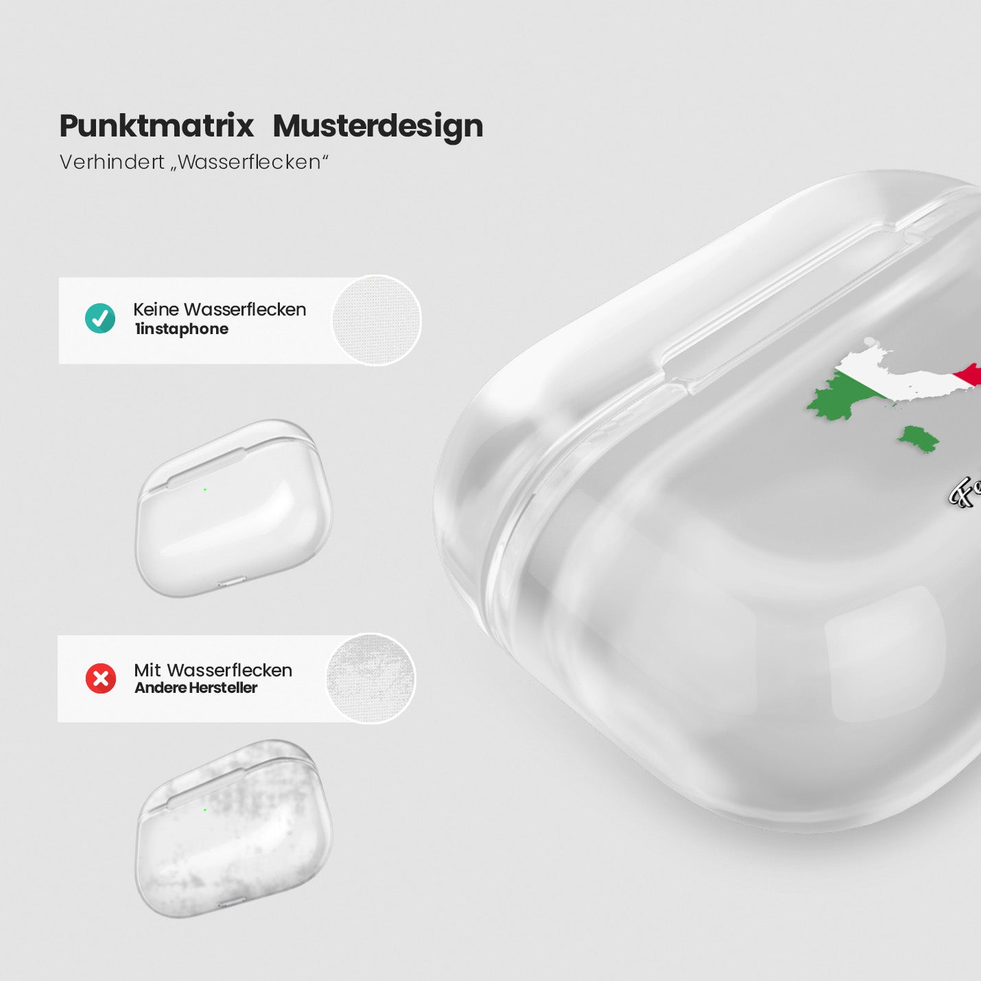 Airpods Hülle - Italien Flagge - 1instaphone