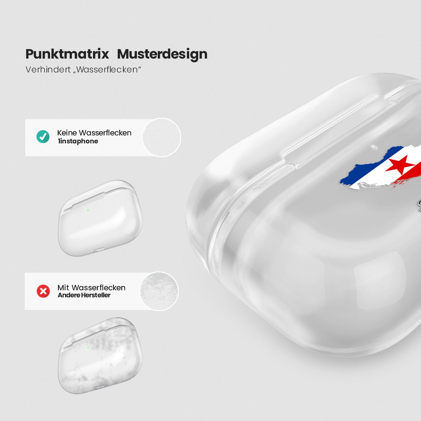Airpods Hülle - Jugoslawien Flagge - 1instaphone