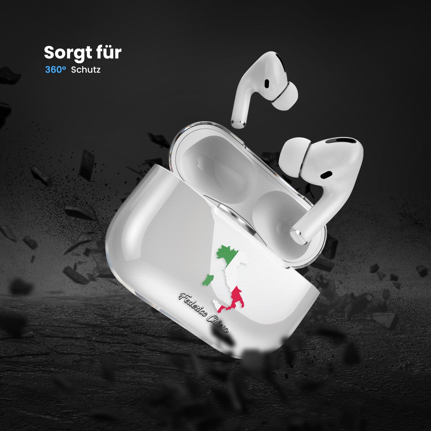 Airpods Hülle - Italien Flagge - 1instaphone