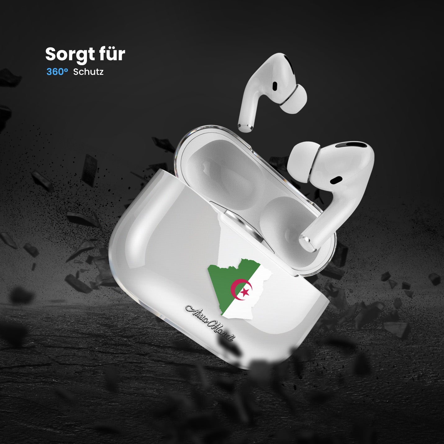 Airpods Hülle - Algerien Flagge - 1instaphone
