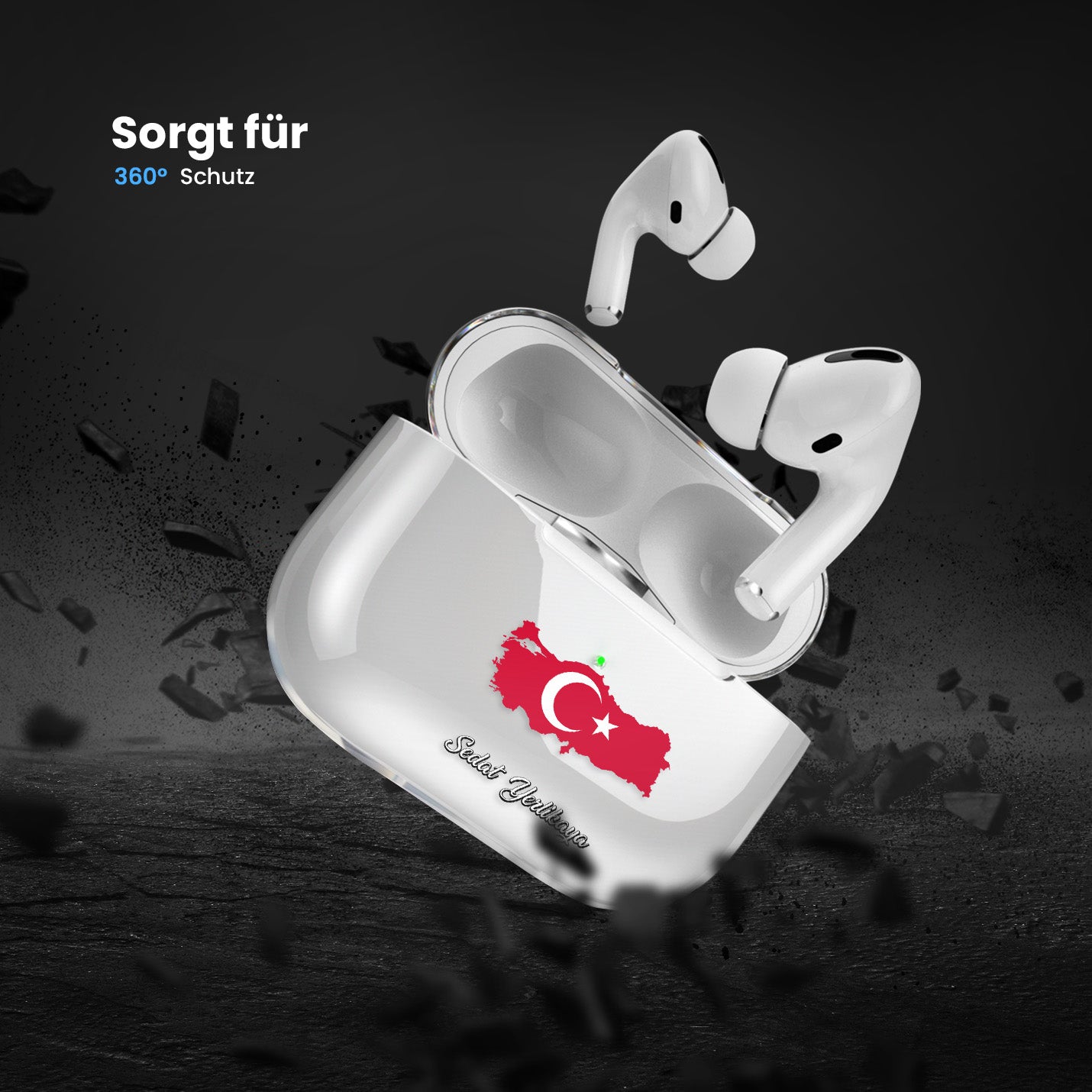Airpods Hülle - Türkei Flagge - 1instaphone