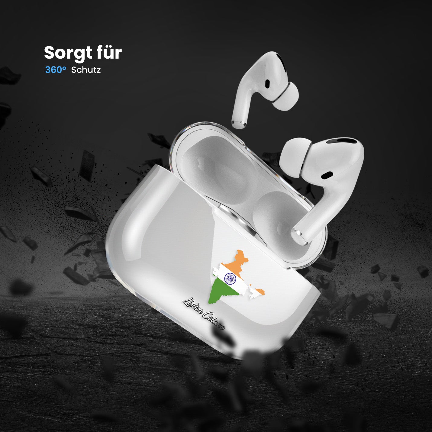 Airpods Hülle - Indien Flagge - 1instaphone