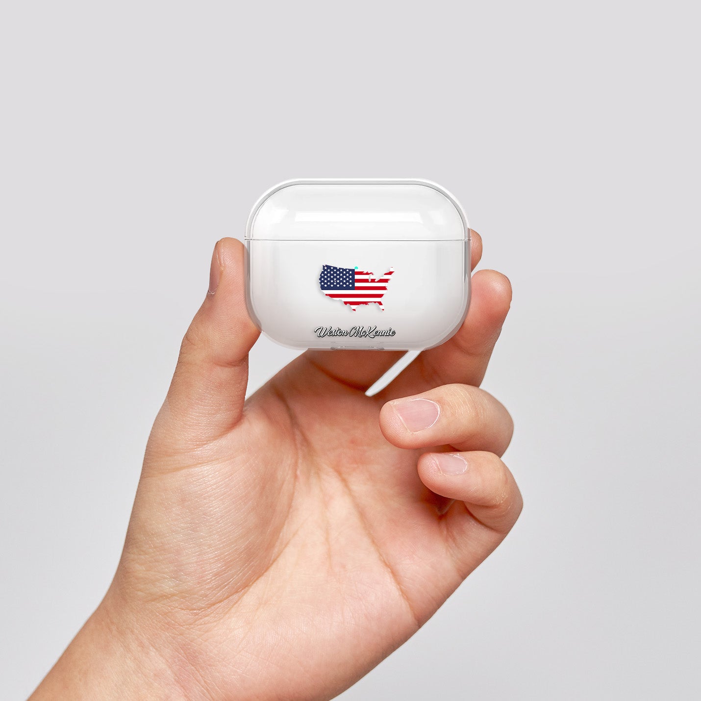 Airpods Hülle - United States of America ( USA ) Flagge - 1instaphone