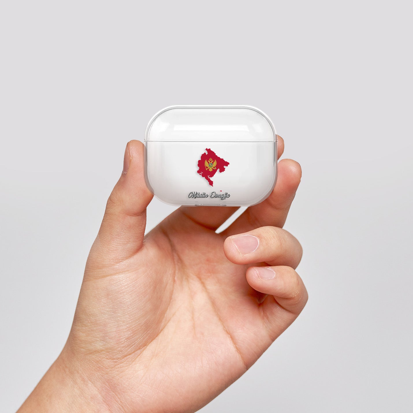 Airpods Hülle - Montenegro Flagge - 1instaphone