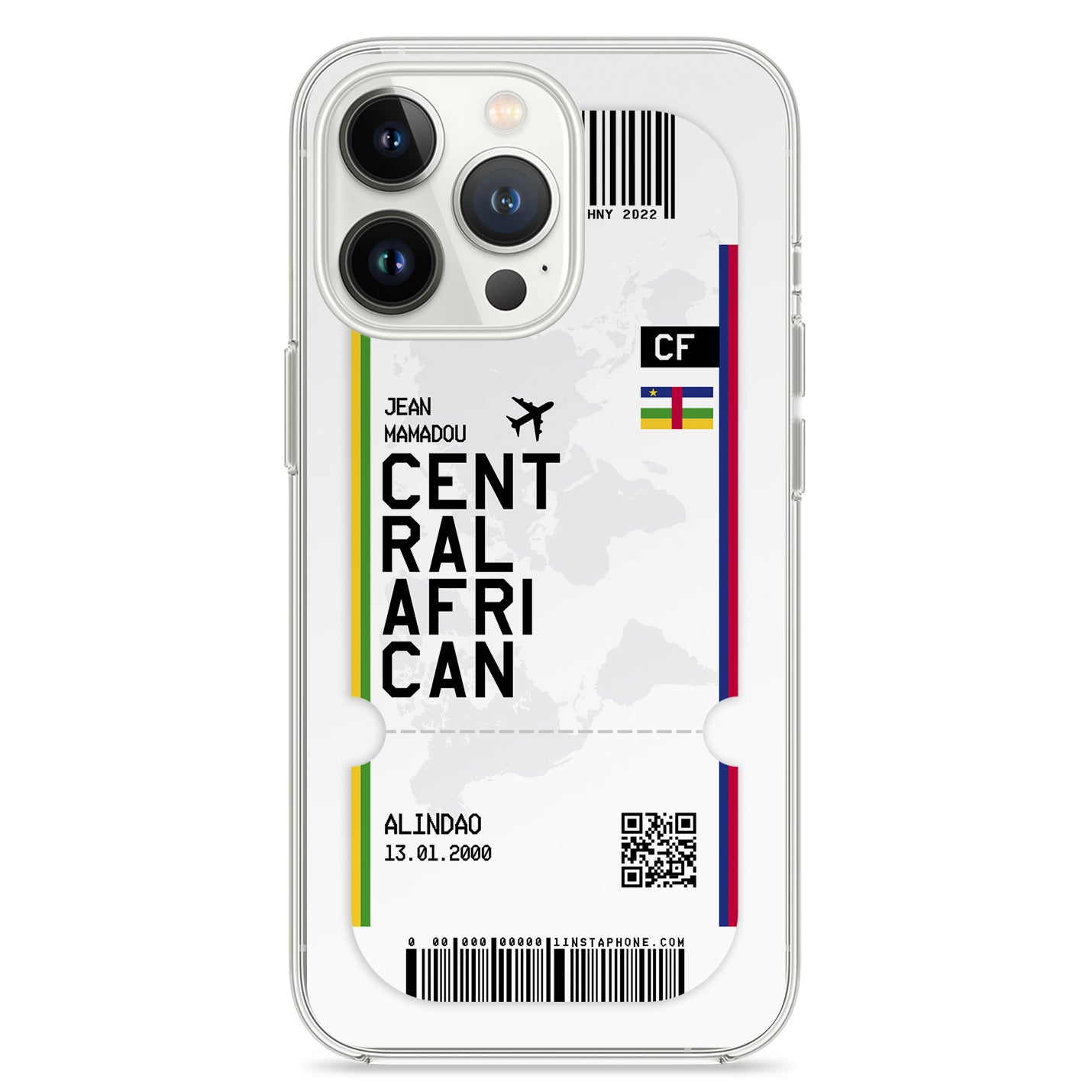 Handyhülle im Ticket Design - Afrika - 1instaphone