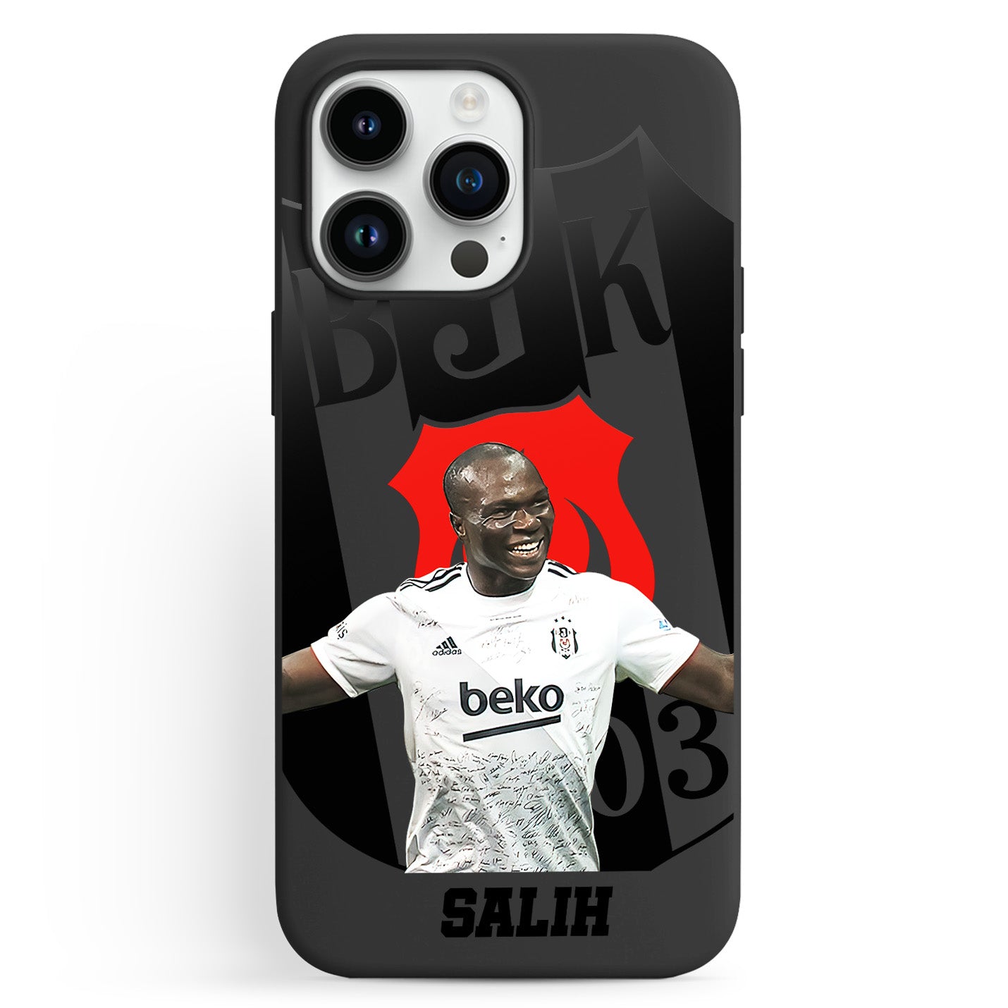 Vincent Aboubakar Beşiktaş Handyhülle mit Name - 1instaphone