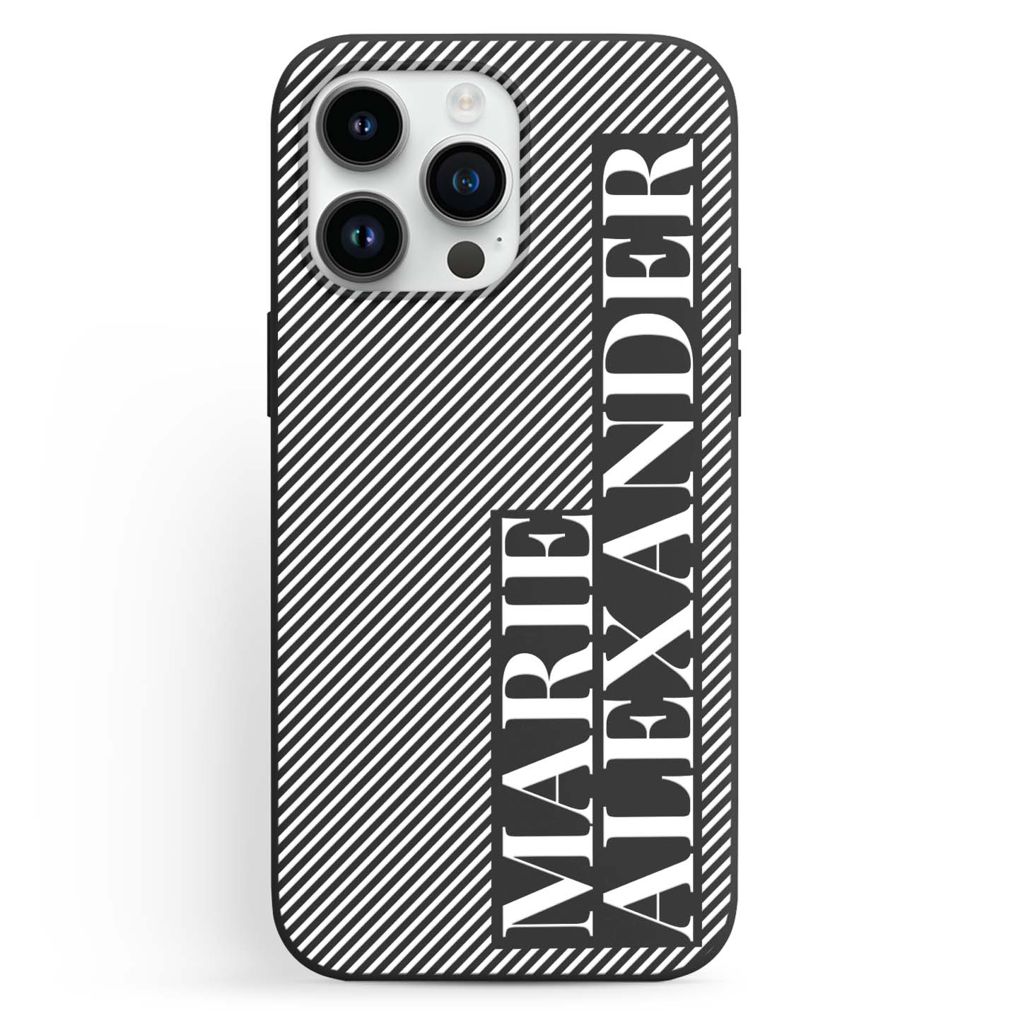Personalisierte 3D Couple Lines Handyhülle - 1instaphone