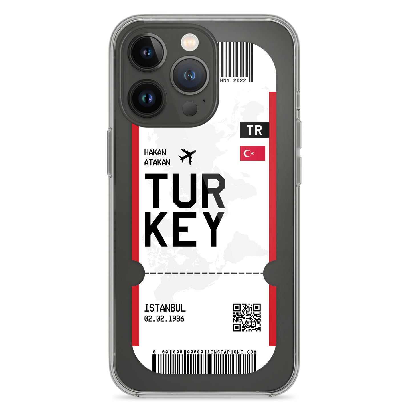 Handyhülle im Ticket Design - Türkei - 1instaphone