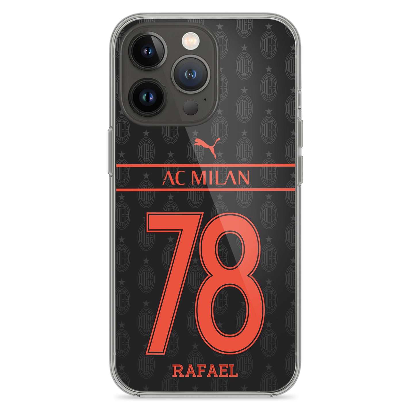 Personalisierte AC Milan Handyhülle - 1instaphone