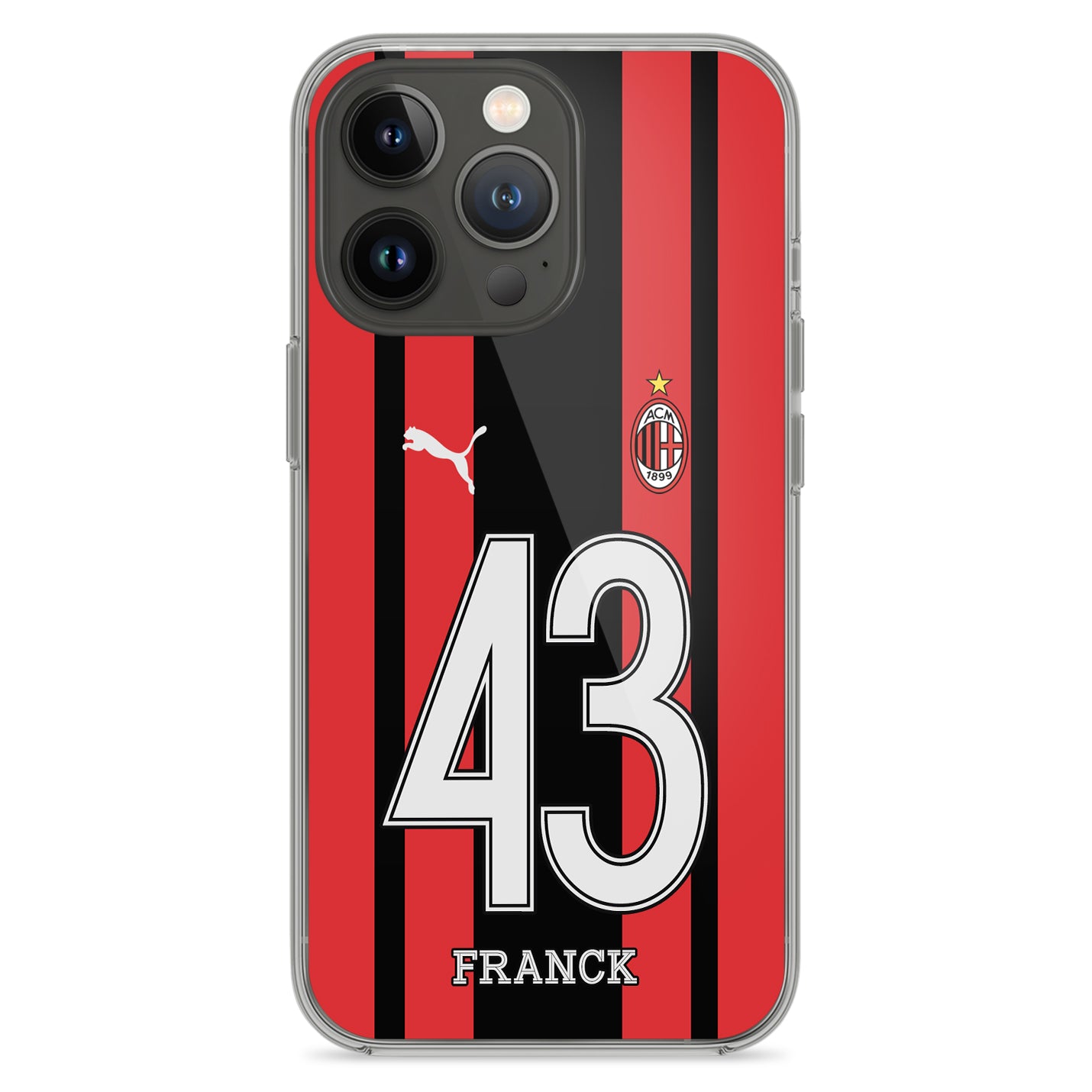 Personalisierte AC Milan Handyhülle - 1instaphone