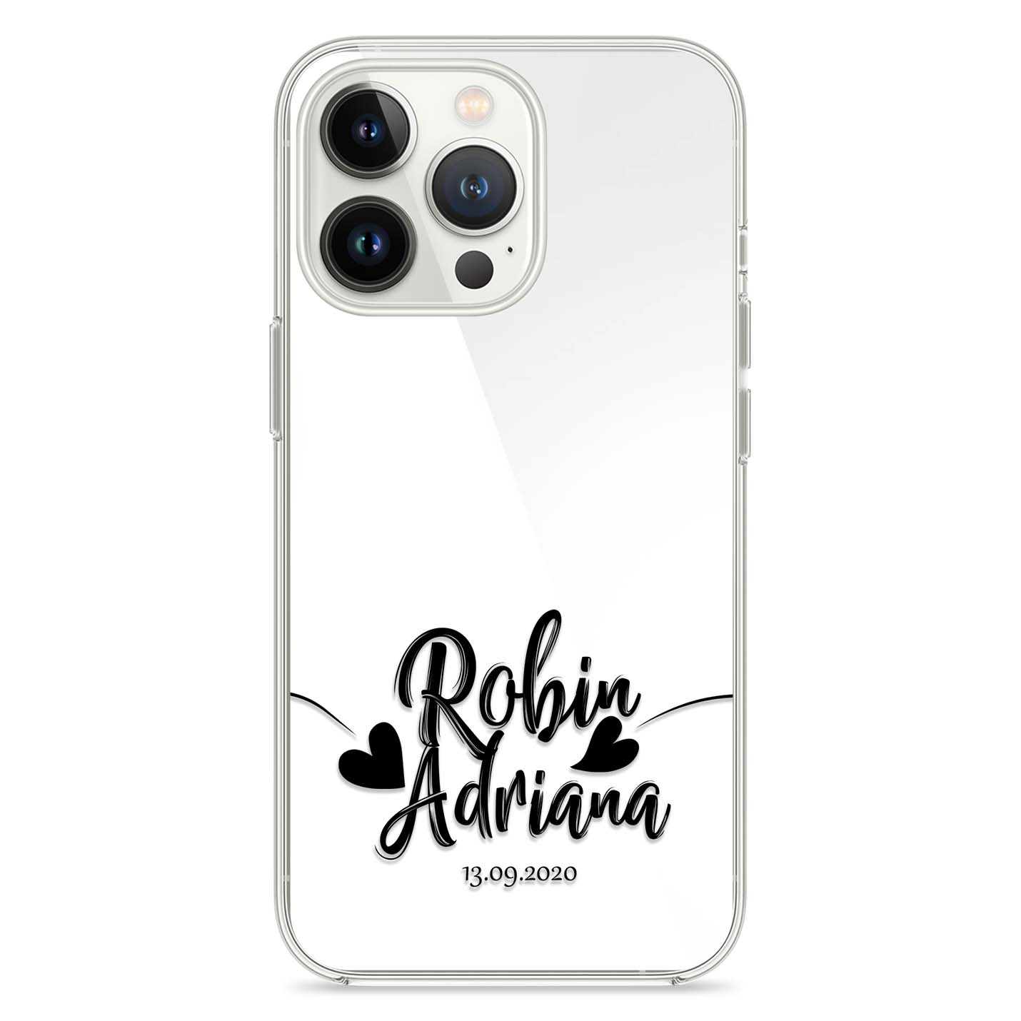 Personalisierte 3D Couple Elegant Handyhülle - 1instaphone