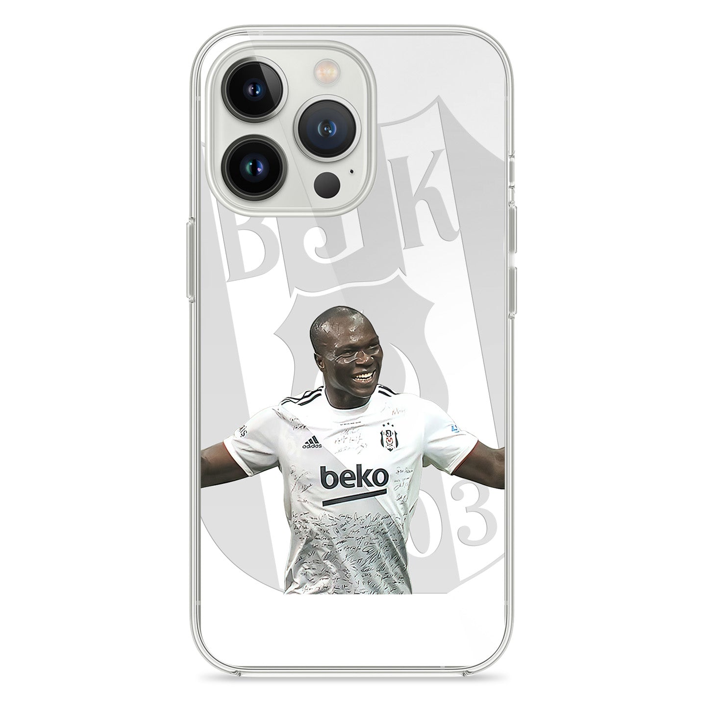 Vincent Aboubakar Beşiktaş Handyhülle mit Name - 1instaphone