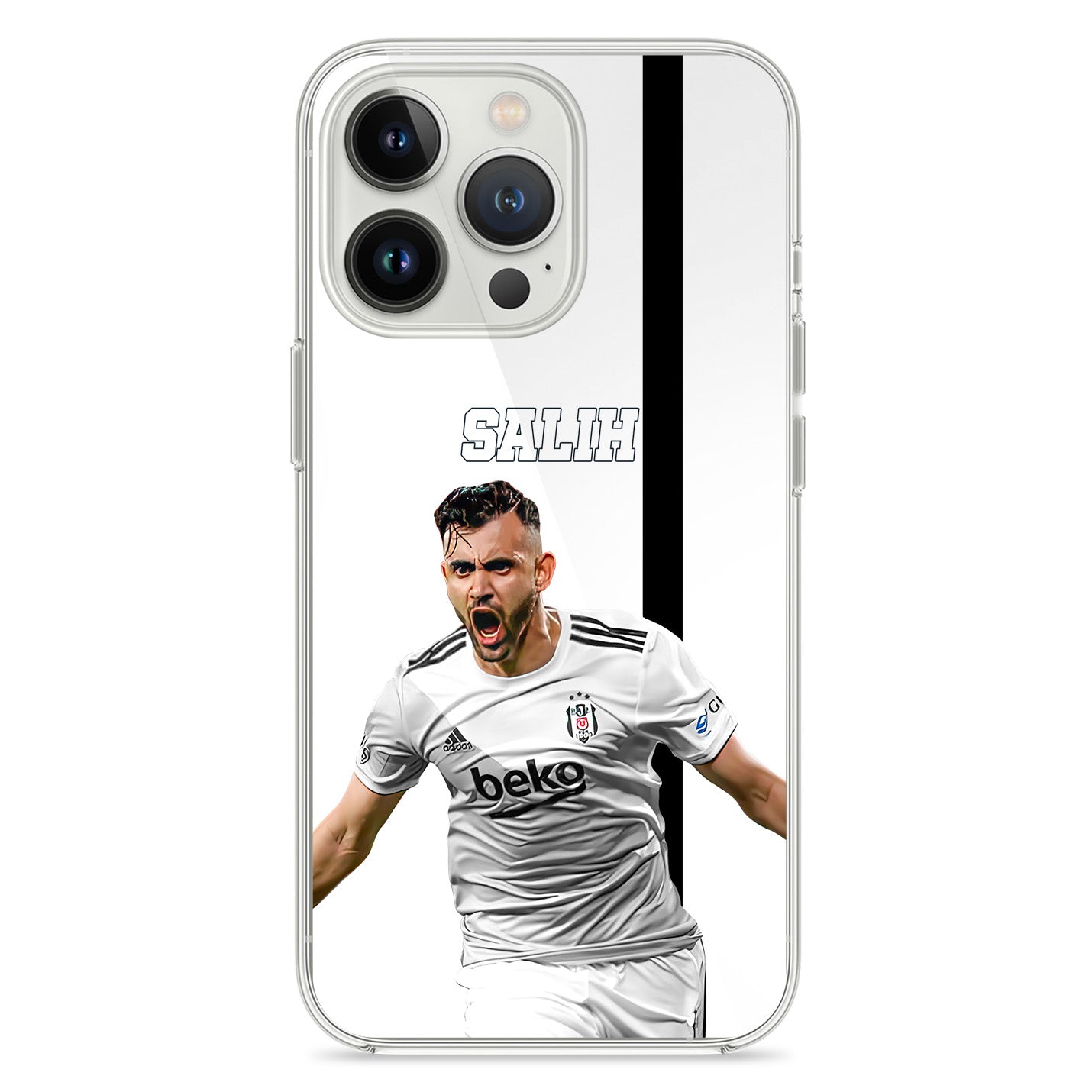 Rachid Ghezzal Beşiktaş Handyhülle mit Name - 1instaphone