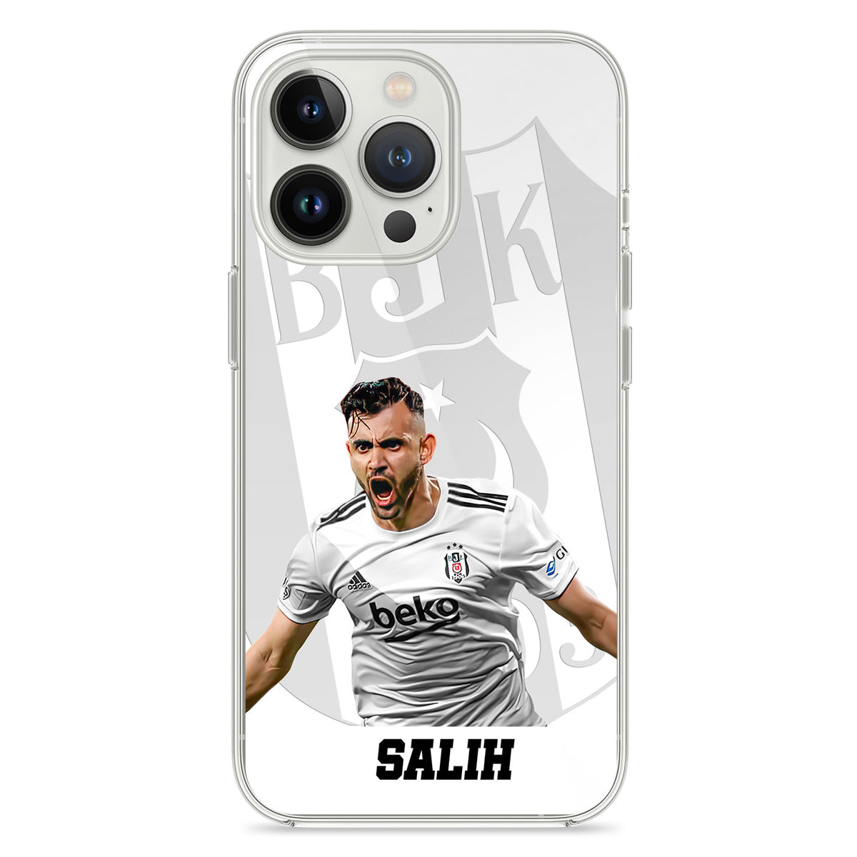 Rachid Ghezzal Beşiktaş Handyhülle mit Name - 1instaphone