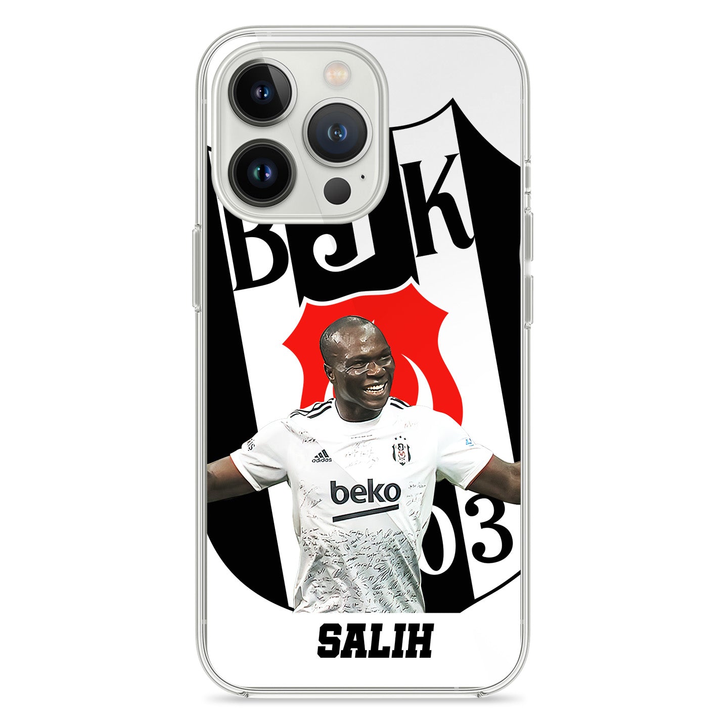 Vincent Aboubakar Beşiktaş Handyhülle mit Name - 1instaphone