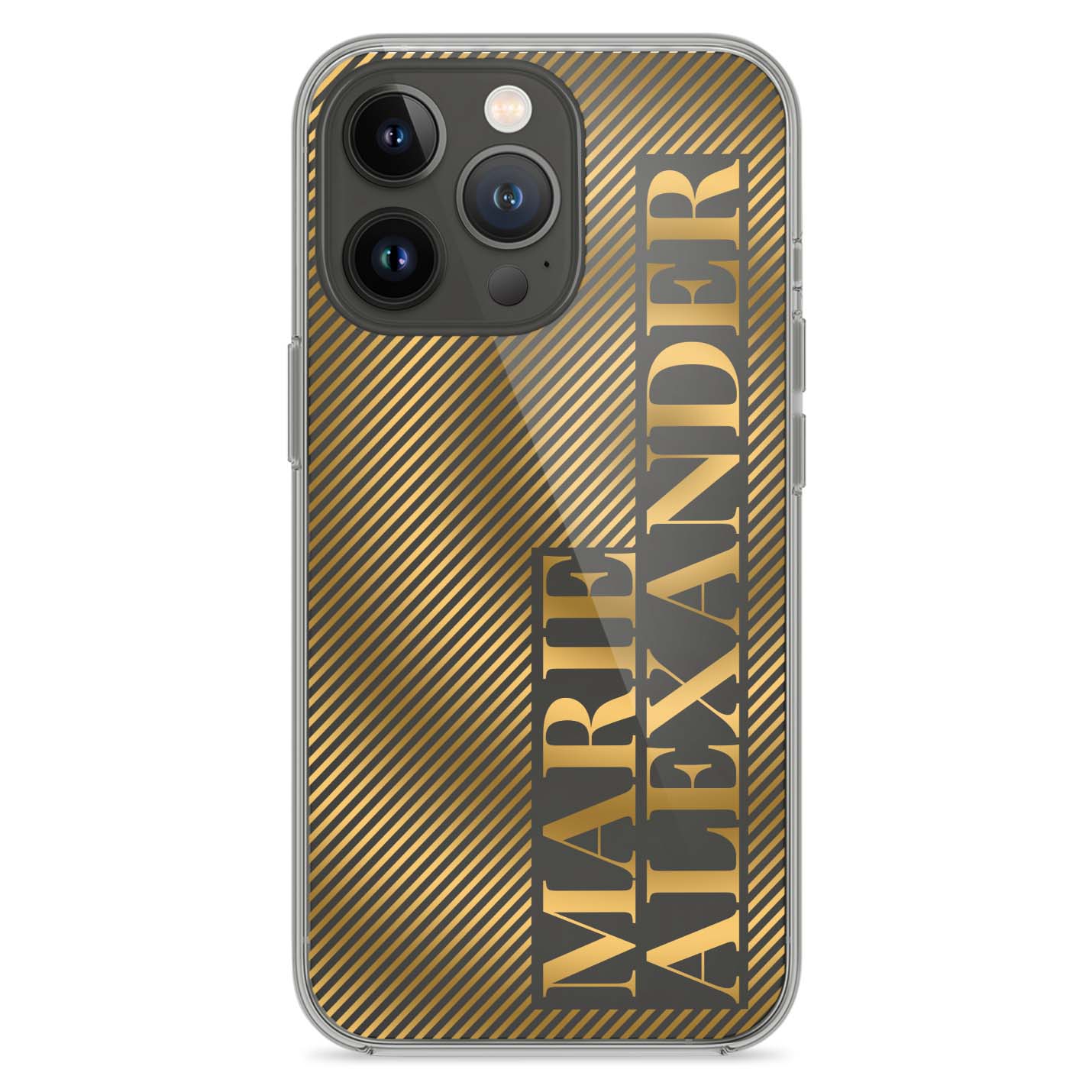 Personalisierte 3D Couple Lines Handyhülle - 1instaphone