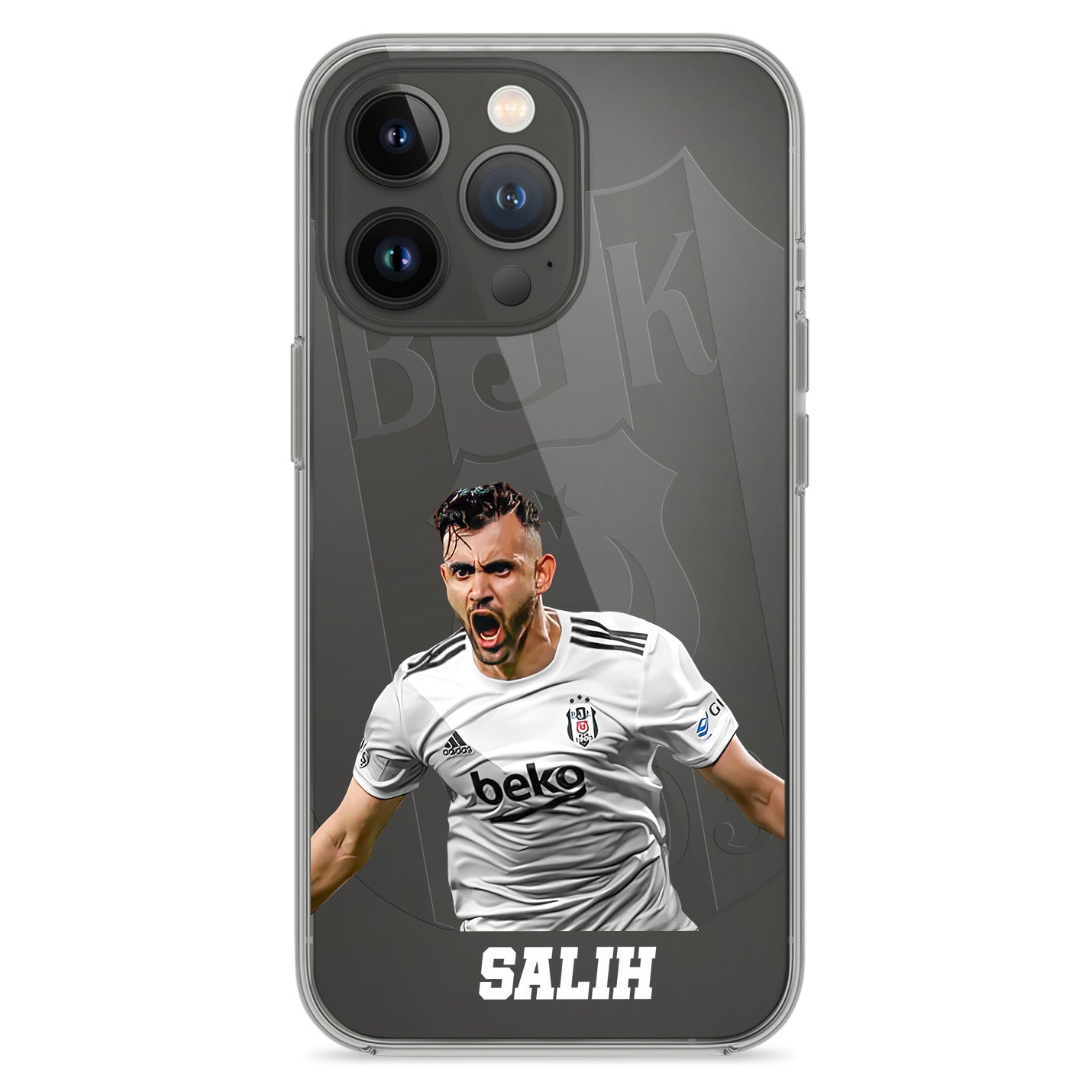 Rachid Ghezzal Beşiktaş Handyhülle mit Name - 1instaphone