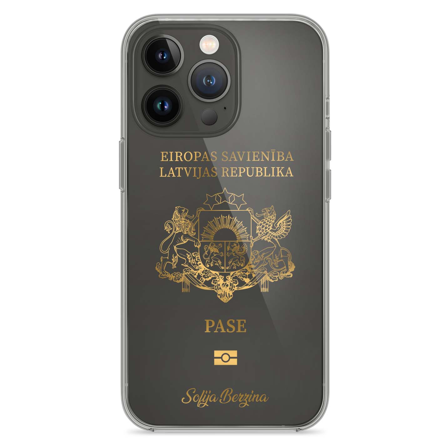 Handyhüllen mit Reisepass - Lettland - 1instaphone