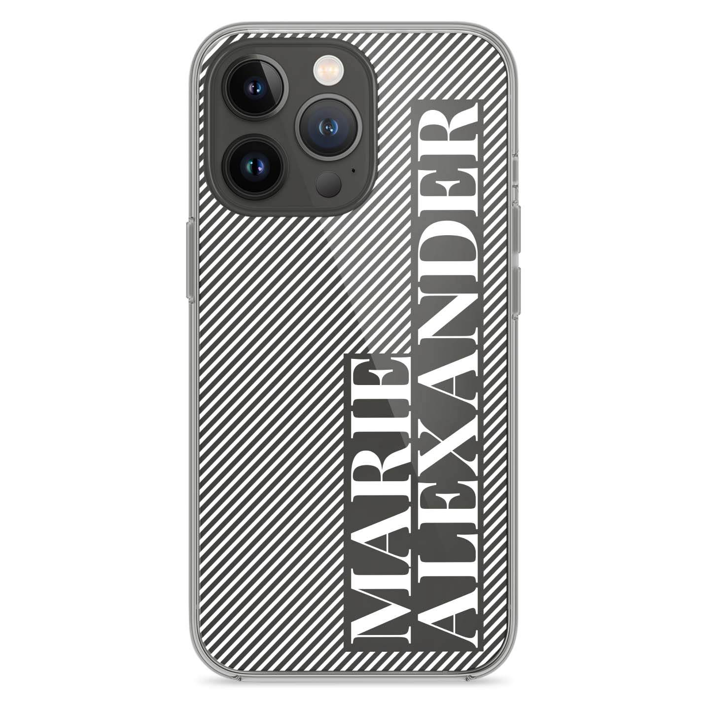 Personalisierte 3D Couple Lines Handyhülle - 1instaphone
