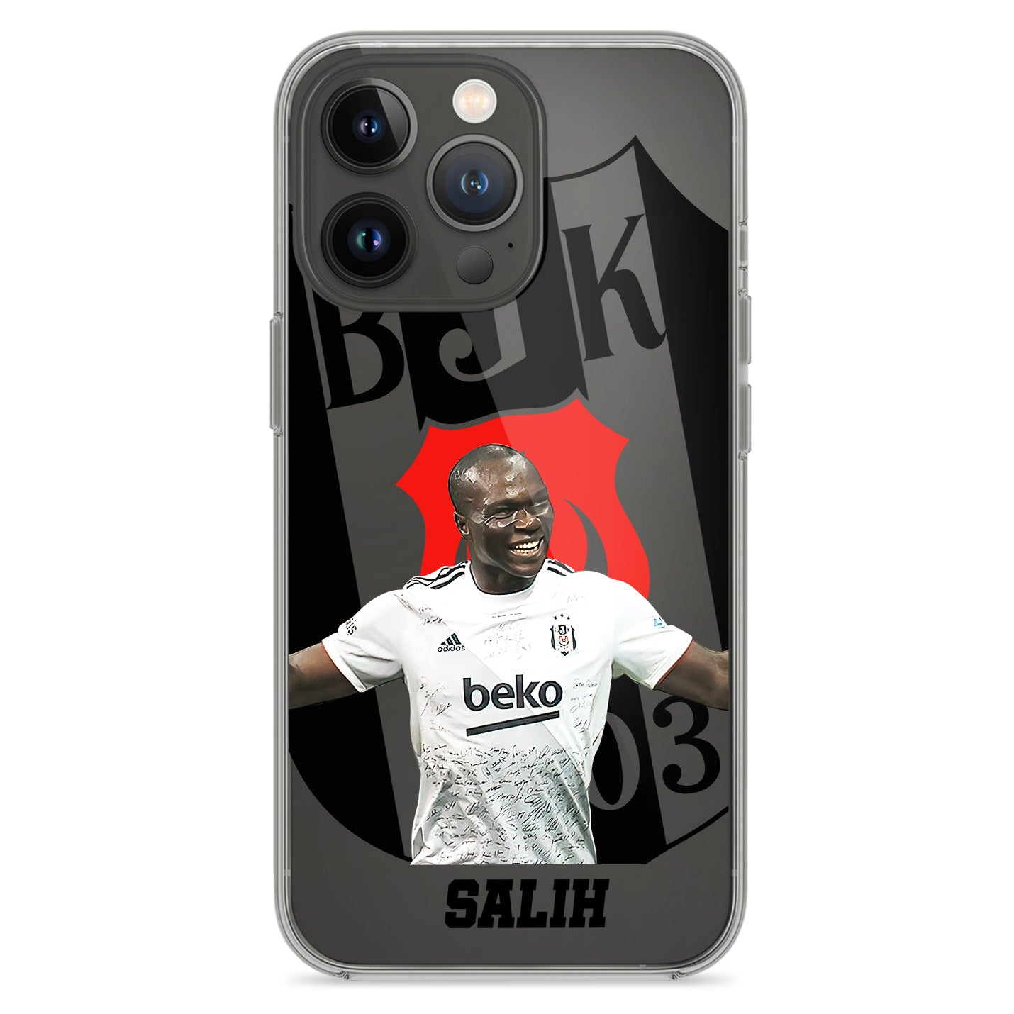 Vincent Aboubakar Beşiktaş Handyhülle mit Name - 1instaphone